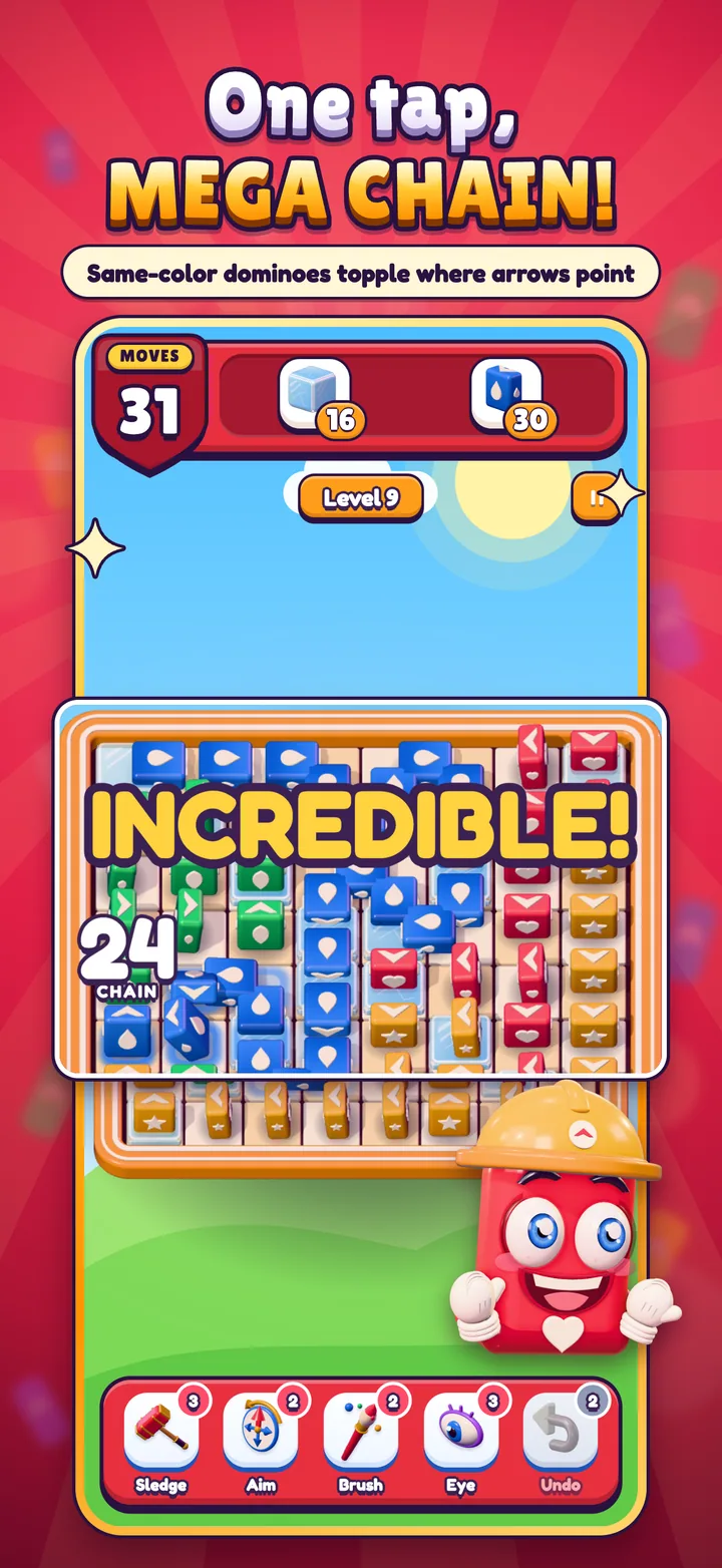 Topple Match: Domino Puzzle
